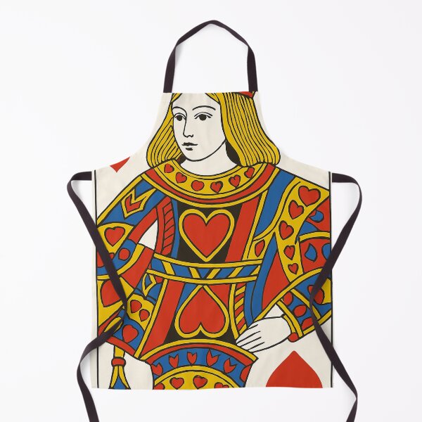 Item preview, Queen of Hearts Playing Card Illustration designed and sold by weirdfishes123.