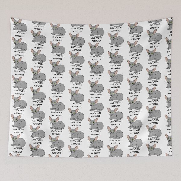 Item preview, Loaf Mode Activated Funny Oriental Shorthair Cat designed and sold by suescircus.