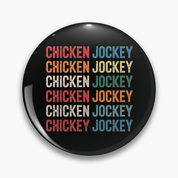 Item preview, Funny Chicken Jockey Stacked Repeat Font Fun Gag Meme Humor designed and sold by love3617.