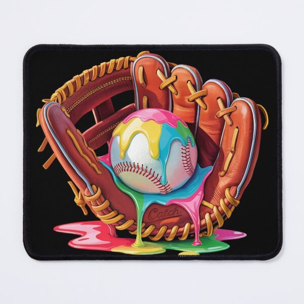 Item preview, Baseball Dripping Ice Cream Drip Youth Boys Baseball Gifts designed and sold by ThePixelAlchemy.
