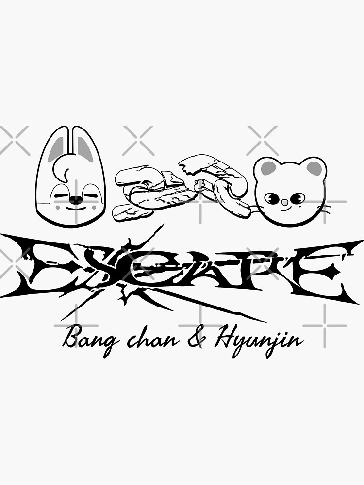ESCAPE SKZOO print Stray kids mixtape dominate