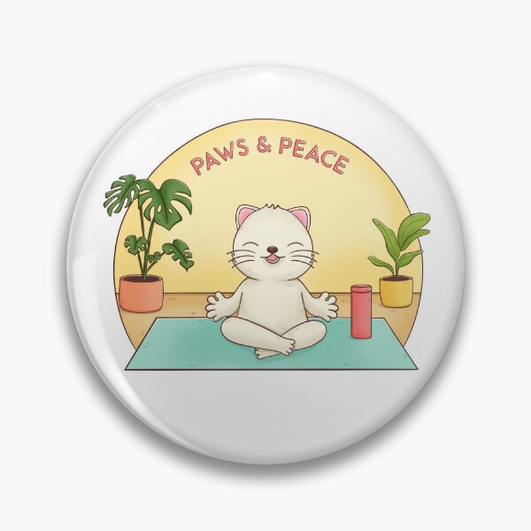 Item preview, Cute Cat Yoga designed and sold by Doodleooly.