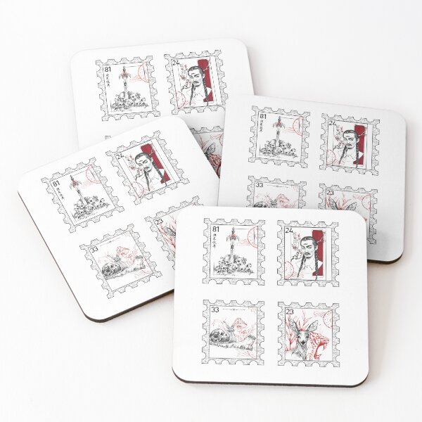 Item preview, Vintage Ink Postage Stamp  designed and sold by FarieArt.
