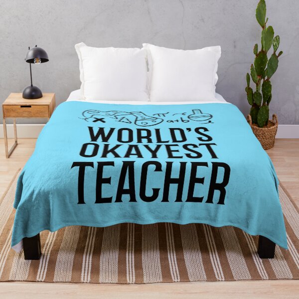 Item preview, World's Okayest Teacher designed and sold by 87-Aesthetics.