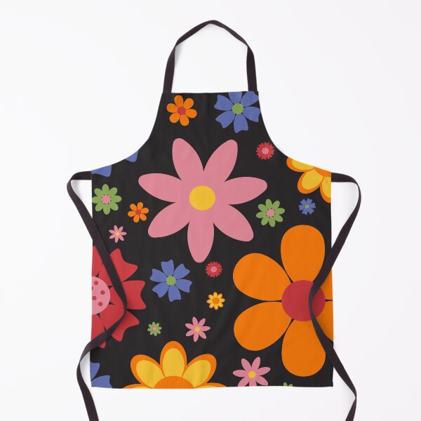 Item preview, Colorful Hippie Flower Pattern designed and sold by catchicadesign.