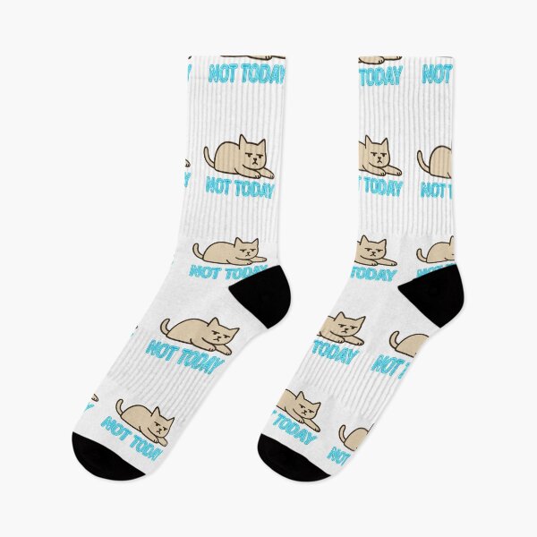 Item preview, Not Today — Lazy Cat Mood Design designed and sold by MindsAtelier.