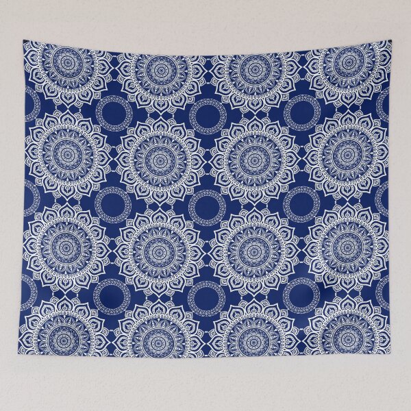 Item preview, Elegant Mandala in blue! designed and sold by NUSUSDREAM.