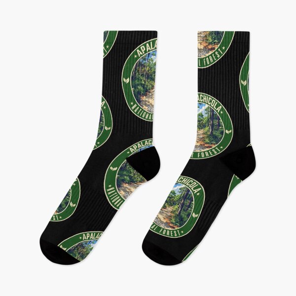 Item preview, Apalachicola National Forest in Florida, USA Vintage Travel Art Emblem designed and sold by MaateoDesign.