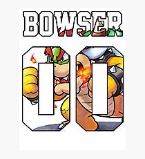 Bowser Jersey - Mario Photographic Print