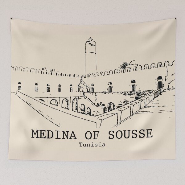 Item preview, Medina of Sousse - Tunisia designed and sold by Lakeric Cityscapes.
