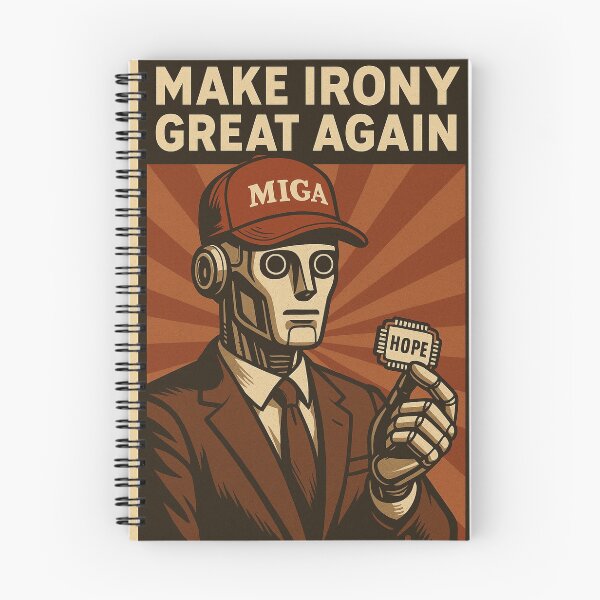 Item preview, MAKE IRONY GREAT AGAIN designed and sold by LOGOSINTERIUM.