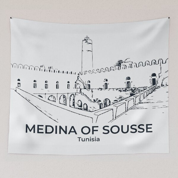 Item preview, Medina of Sousse - Tunisia designed and sold by Lakeric Cityscapes.