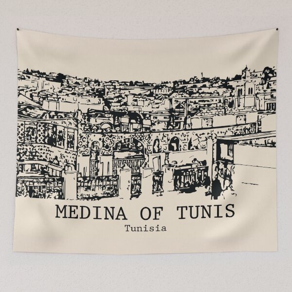 Artikelvorschau, Medina von Tunis - Tunesien entworfen und verkauft von Lakeric Cityscapes.