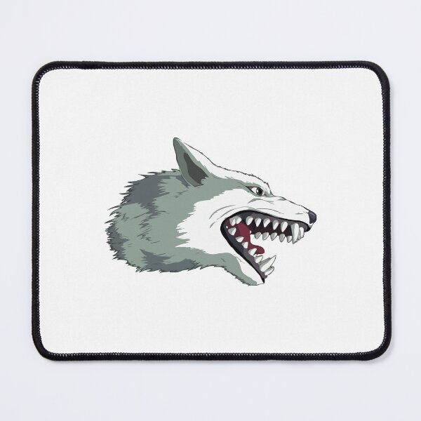 Item preview, The wolves Moro no Kimi Mononoke Hime designed and sold by Megankott.