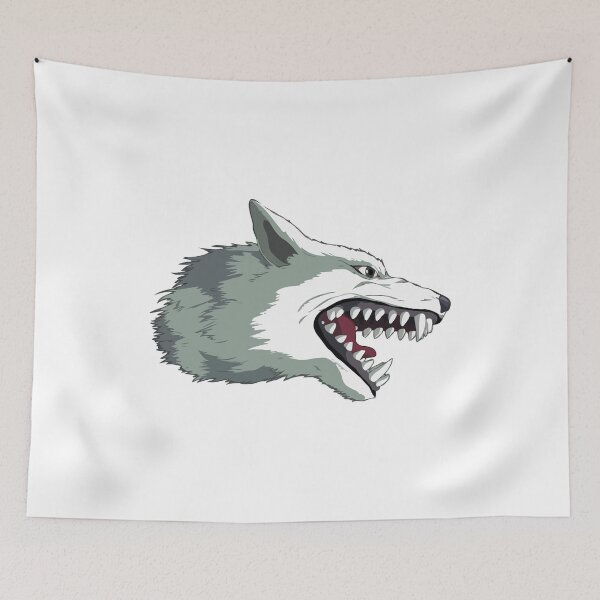 Item preview,  The wolves Moro no Kimi Mononoke Hime designed and sold by Megankott.