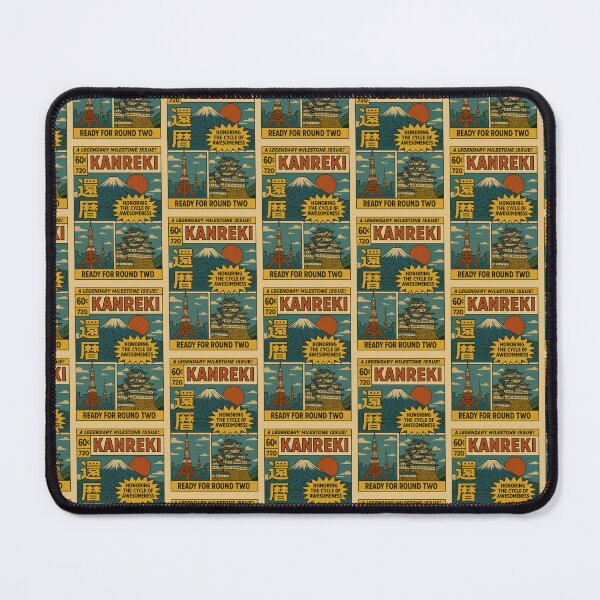 Item preview, Kanreki 60th Birthday Comic Shirt – Retro Japanese Milestone Gift | "Honoring the Cycle of Awesomeness" | Round Two Celebration Tee designed and sold by TheTrendsDesk.