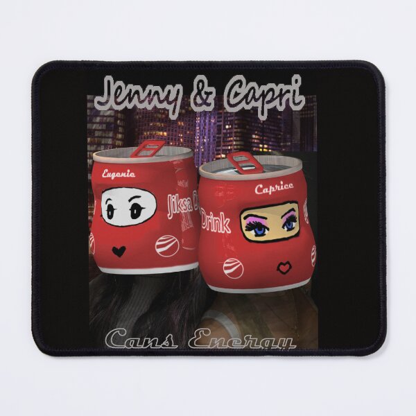Item preview, Jenny and Capri are walking at night,Capri red helmet designed and sold by Jenny-and-Capri.