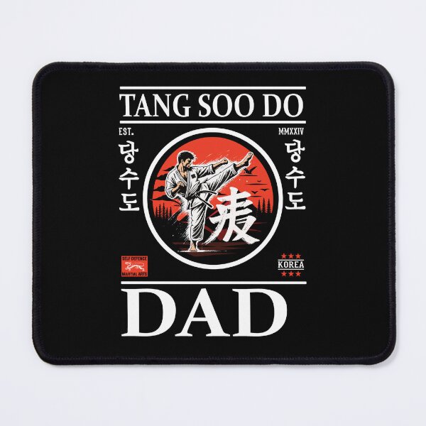 Item preview, Tang-Soo-Do Dad design with karateka designed and sold by RetroMaritalArt.