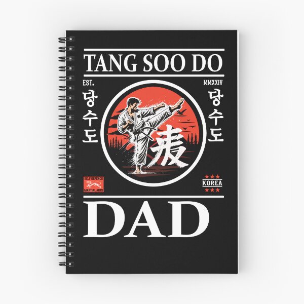 Item preview, Tang-Soo-Do Dad design with karateka designed and sold by RetroMaritalArt.