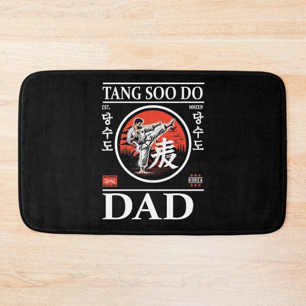 Item preview, Tang-Soo-Do Dad design with karateka designed and sold by RetroMaritalArt.