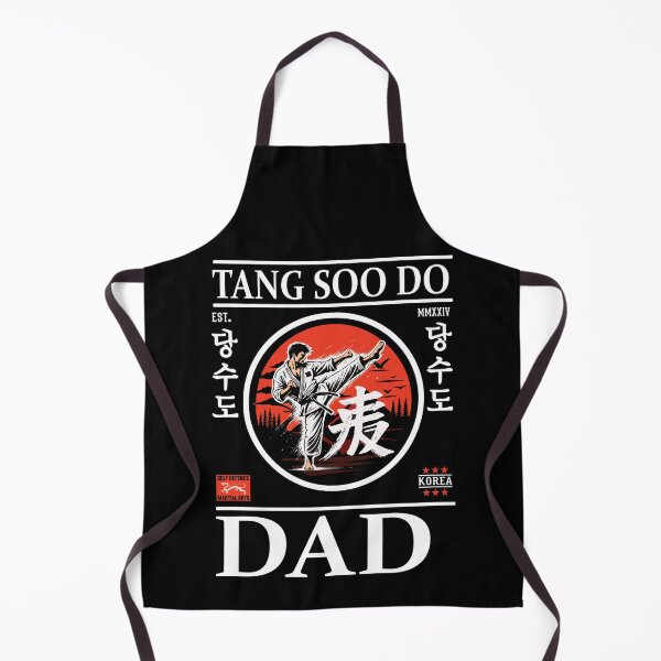 Item preview, Tang-Soo-Do Dad design with karateka designed and sold by RetroMaritalArt.