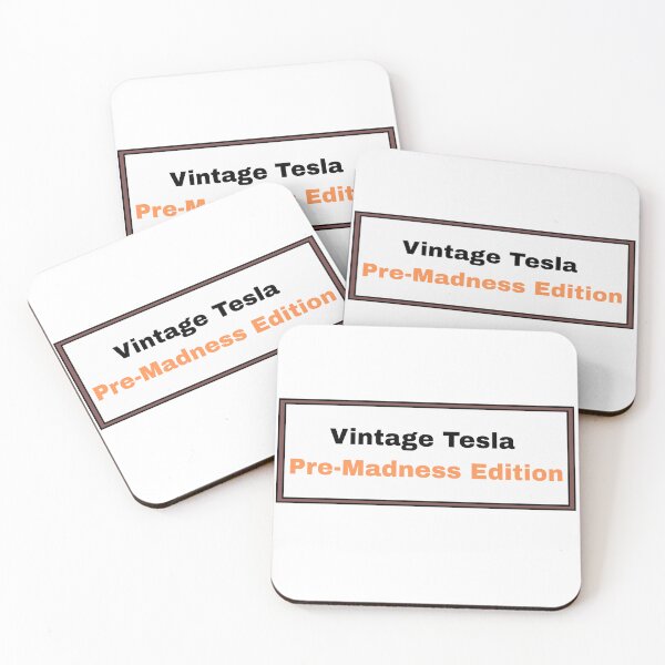 Item preview, Vintage Tesla Pre-Madness Edition Bumper Sticker designed and sold by Kleonchik.