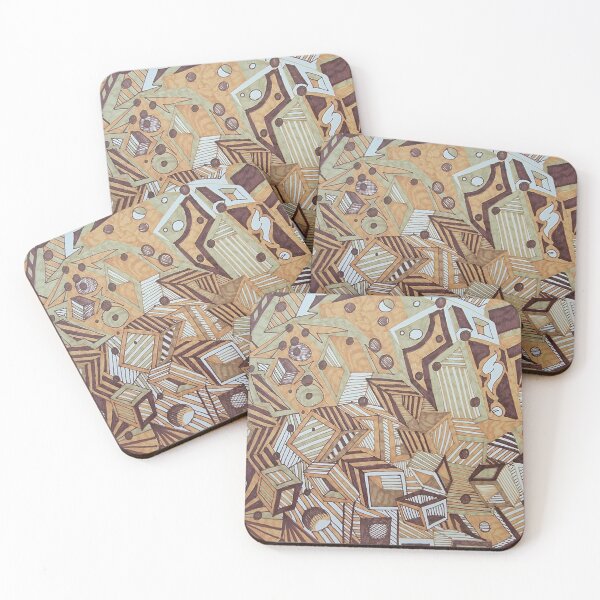 Item preview,  brown squares designed and sold by bob-salerno-art.