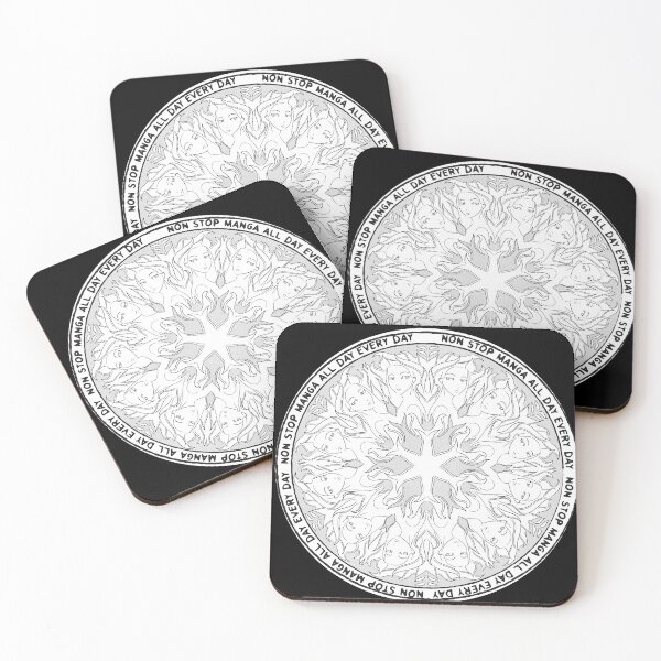 Item preview, Manga/anime woman mandala designed and sold by Morose-merch.