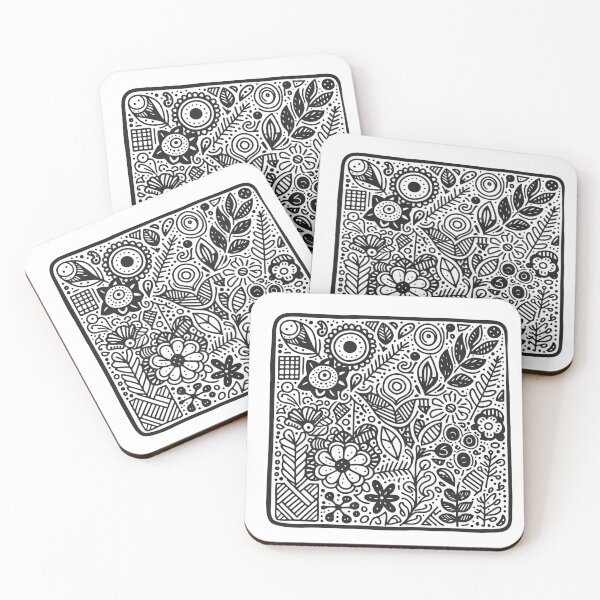 Item preview, Flower and leaves pattern designed and sold by Ruchi73.