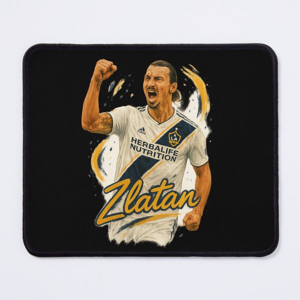 Item preview, Zlatan Ibrahimović LA Galaxy Poster – Legendary Soccer Icon Art designed and sold by VintageVibes Co..