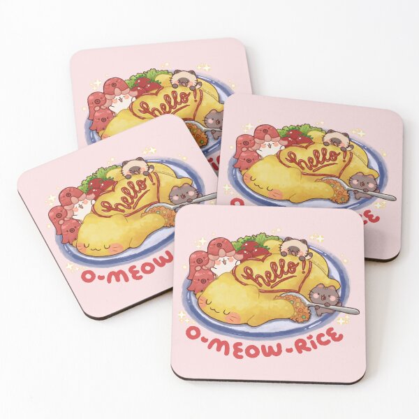 Item preview, Cute o-meow-rice designed and sold by NasDoodleArt.