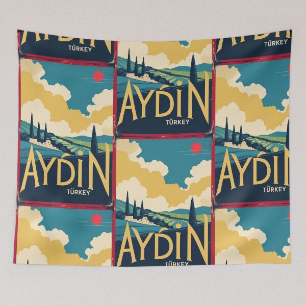 Item preview, Aydin Turkey Vintage Travel Tourism designed and sold by TravelersGems.