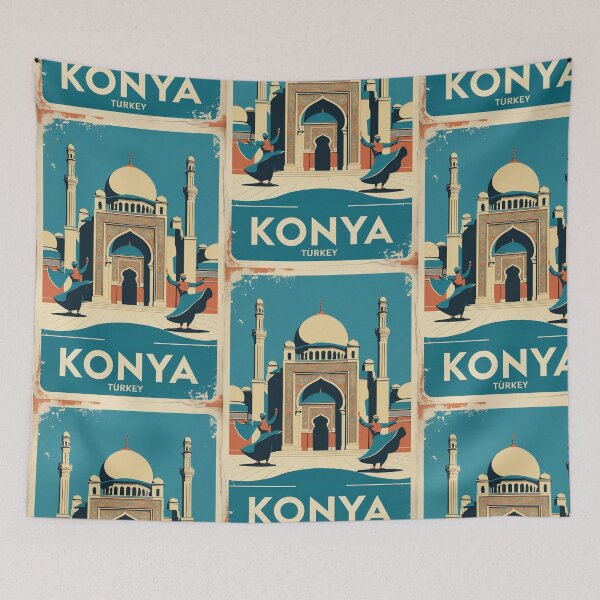 Item preview, Konya Turkey Vintage Travel Tourism designed and sold by TravelersGems.