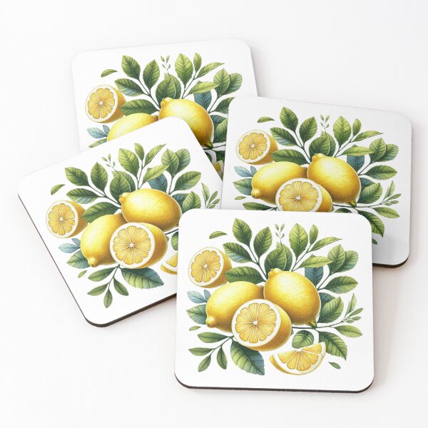 Item preview, Zesty Lemon Art designed and sold by CraftachicDsgn.