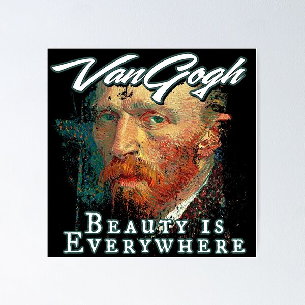 Item preview, Van Gogh Inspirational Quote designed and sold by AGED Limited.