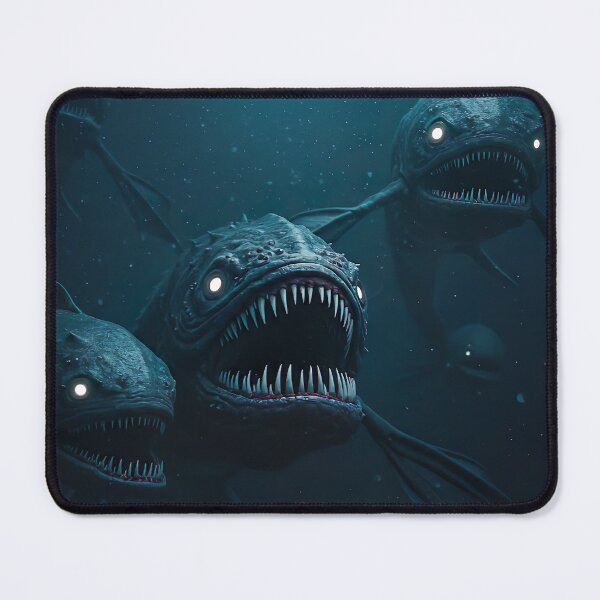 Item preview, Underwater Kings Creepy Abstract Sea Creatures  designed and sold by NellVerde.