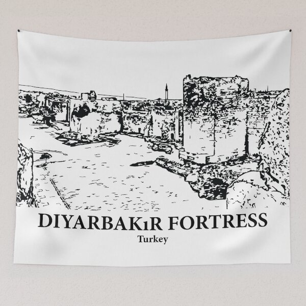Item preview, Diyarbakır Fortress - Turkey designed and sold by Lakeric Cityscapes.