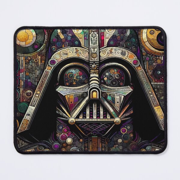 Vista previa del artículo con la obra «Casco de Darth Vader – Arte galáctico oscuro y elegante», diseñado y vendido por El Ojo de Lilith.