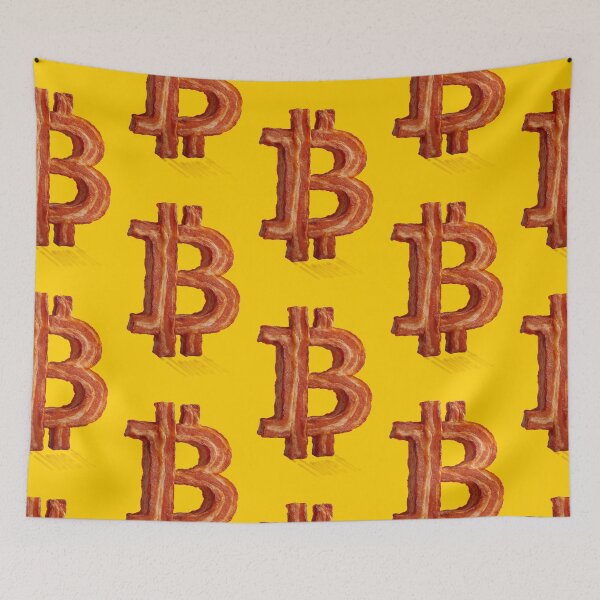 Item preview, Bitcoin and Bacon. I Love It designed and sold by CyberRex.