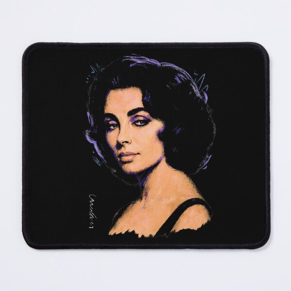 Item preview, Elizabeth Taylor Vintage Portrait – Classic Hollywood Glamour in Elegant Purple Art designed and sold by VintageVibes Co..