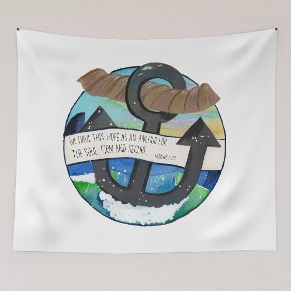 Item preview, Anchor For The Soul Watercolor designed and sold by K Jolly Art .