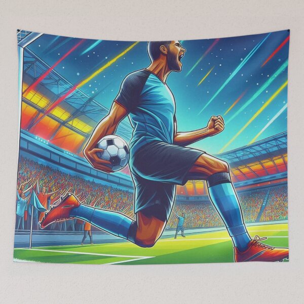 Item preview, Cheering football player in the stadium designed and sold by Sigtrix.