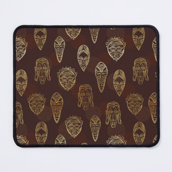 Item preview, Аfrican Tribal Masks Gold Foil Doodles designed and sold by KaramfilaS.