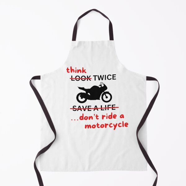 Item preview, Think Twice, Don’t Ride a Motorcycle designed and sold by Eggroll the Cat.