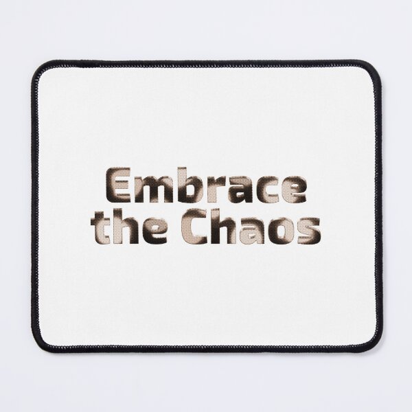 Item preview, 'Embrace the Chaos' 3D halftone typography designed and sold by trepiu.