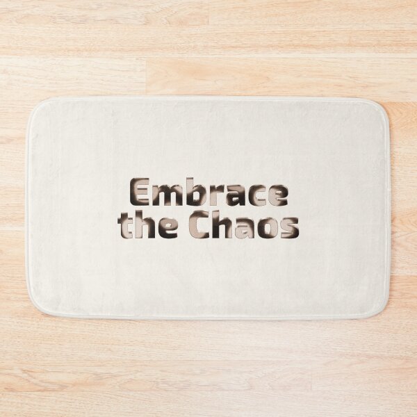 Item preview, 'Embrace the Chaos' 3D halftone typography designed and sold by trepiu.