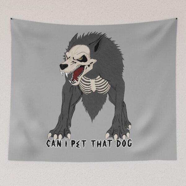 Item preview, Demon Wolf. (Colour Can I Pet That Dog Variant) designed and sold by Hexcellent Designs.