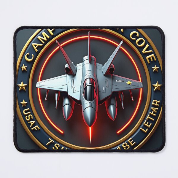 Item preview, Camp Thunder Cove Military Emblem designed and sold by nhk999.