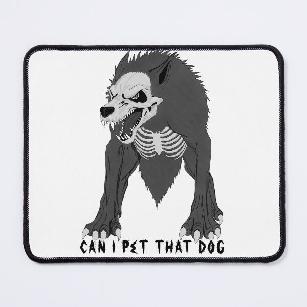Item preview, Demon Wolf. (Greyscale Can I Pet That Dog Variant) designed and sold by Hexcellent Designs.