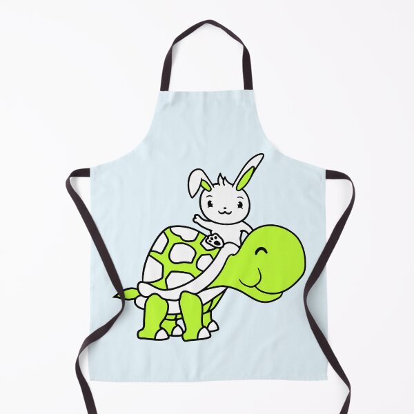 Item preview, Bunny Big Giant Tortoise Riding Greeting Happy Two designed and sold by shirt-o-mat.